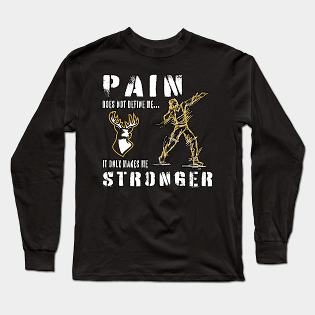 Pain Makes me Stronger - Shot Put Long Sleeve T-Shirt by Jr Highlander Track Club